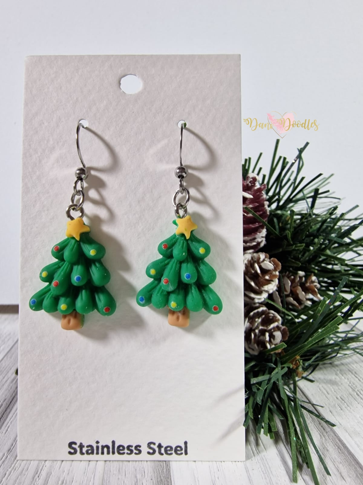 Christmas Tree Earring Pair