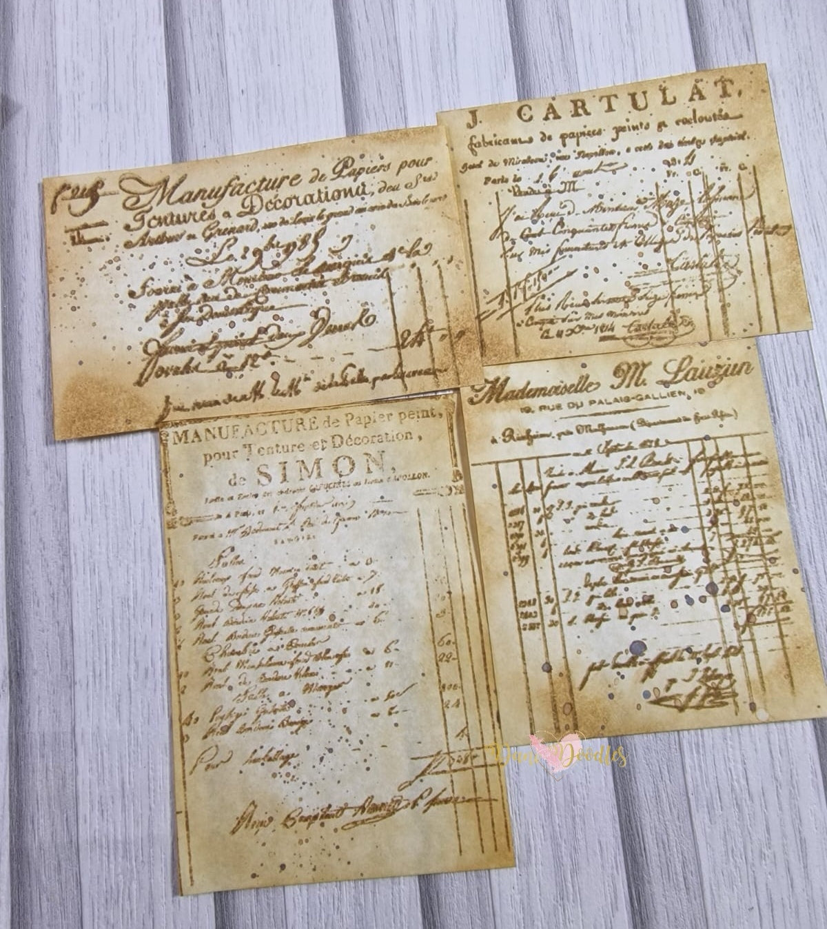 Ledgers for Junk Journalling - handmade