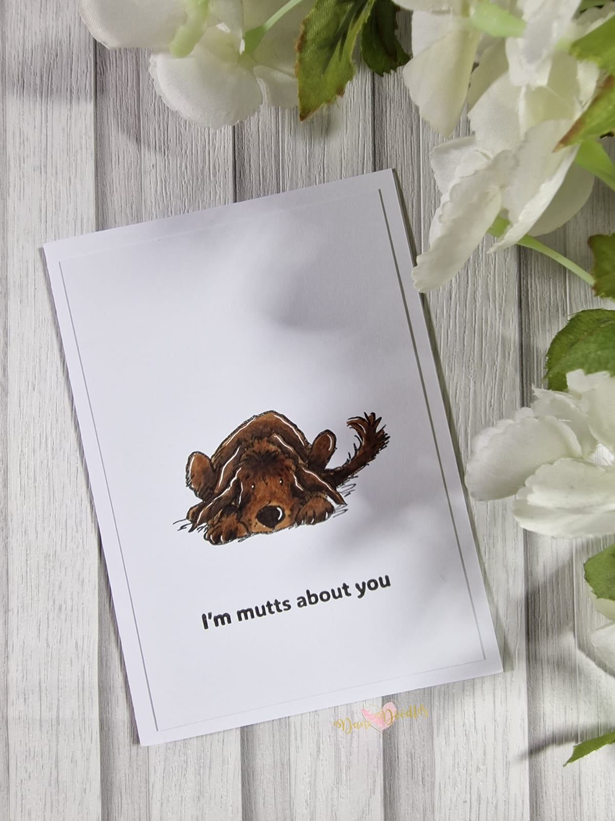 Handmade Card I'm Mutts About You