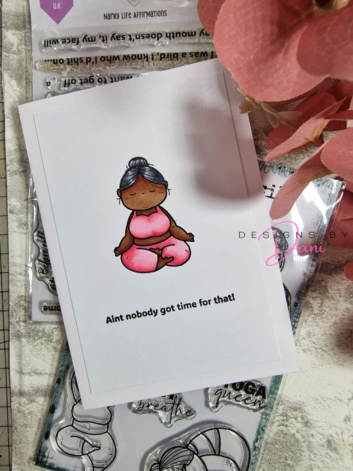 Narky Sentiments a6 stamps