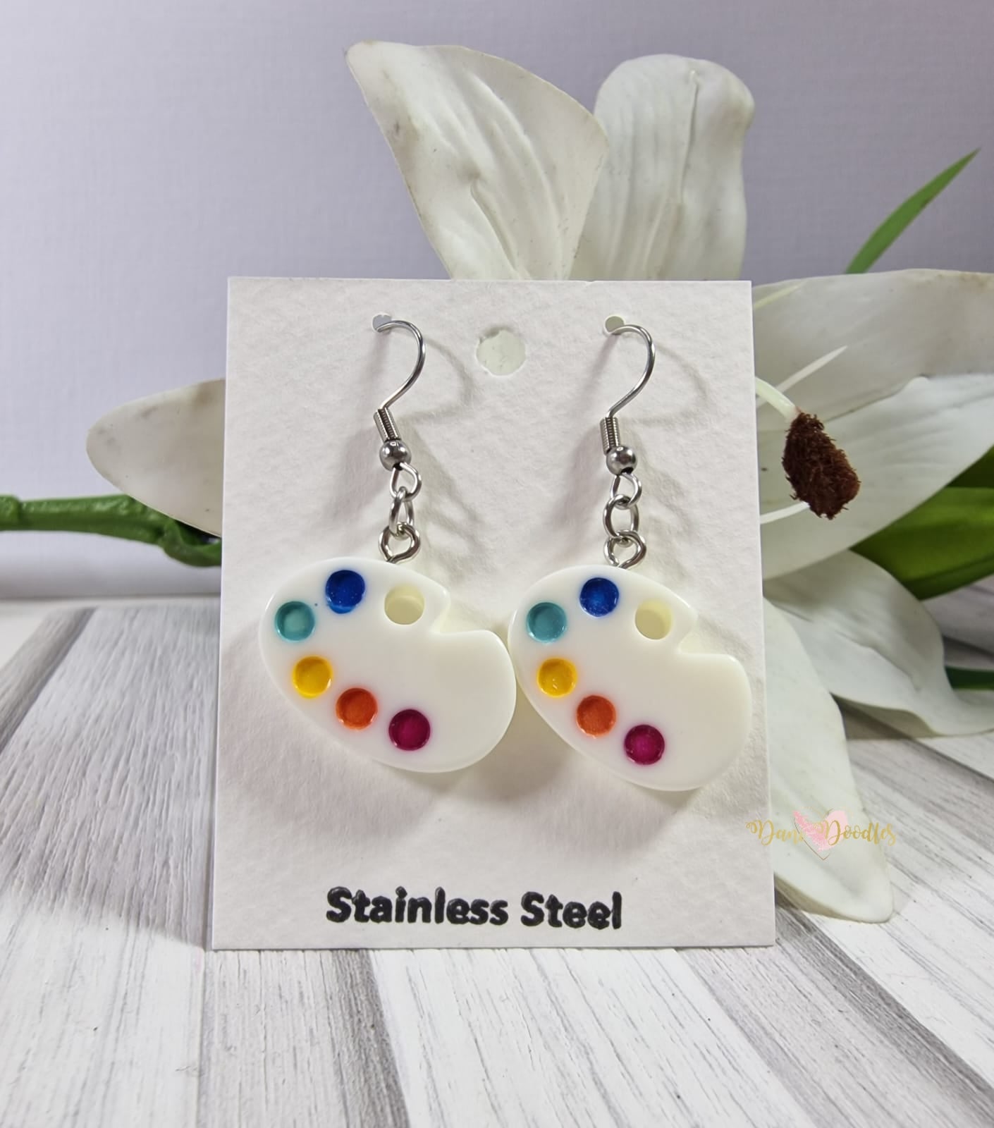 Paint Palette Earring Pair