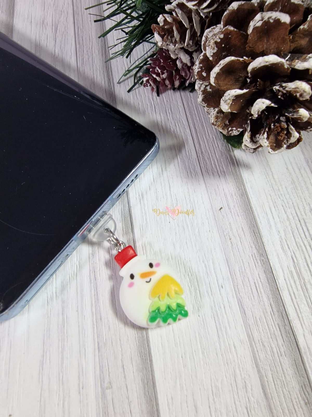 Snowman mobile Phone Dust Plug
