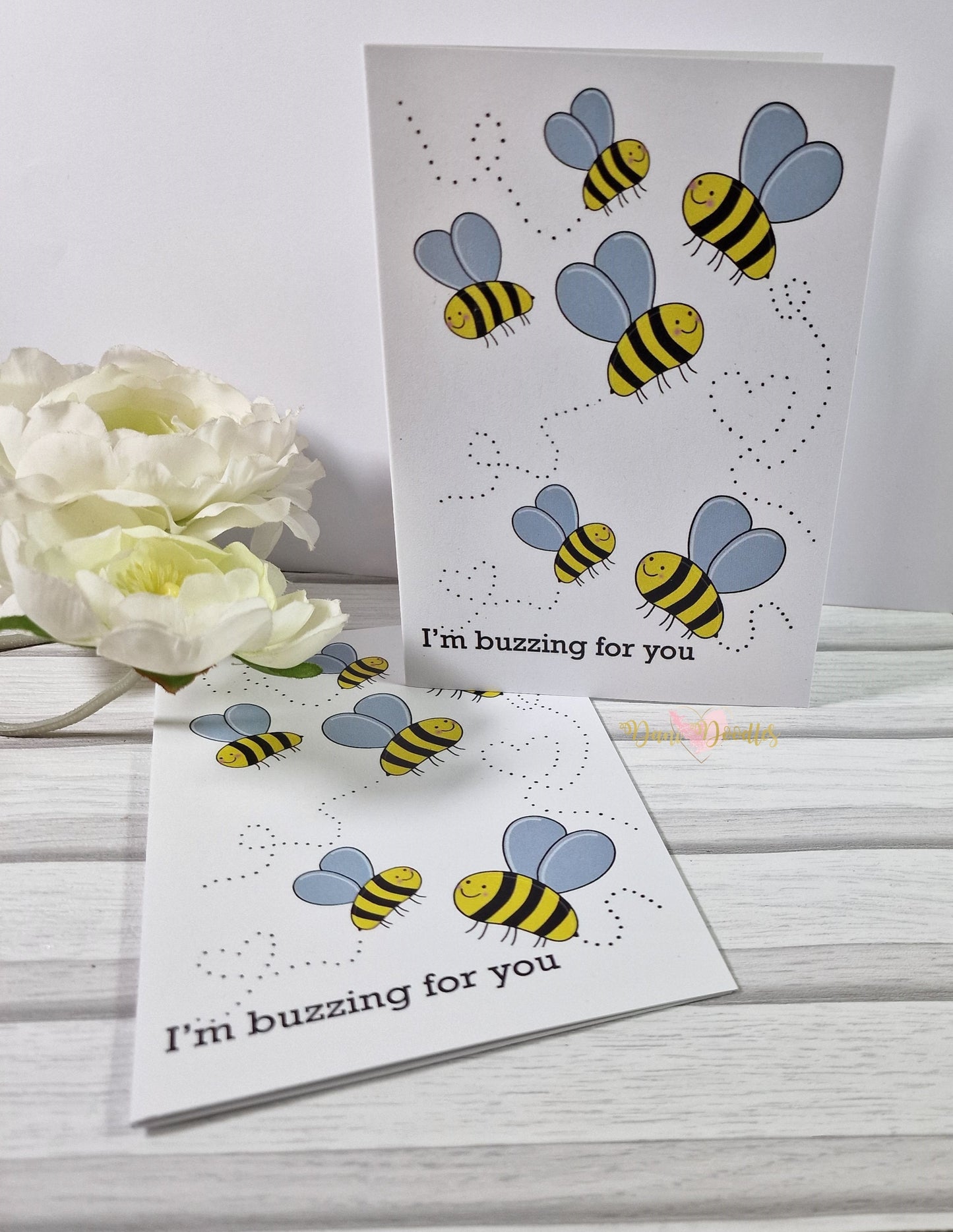 Printed Greeting Card I'm Buzzing For You