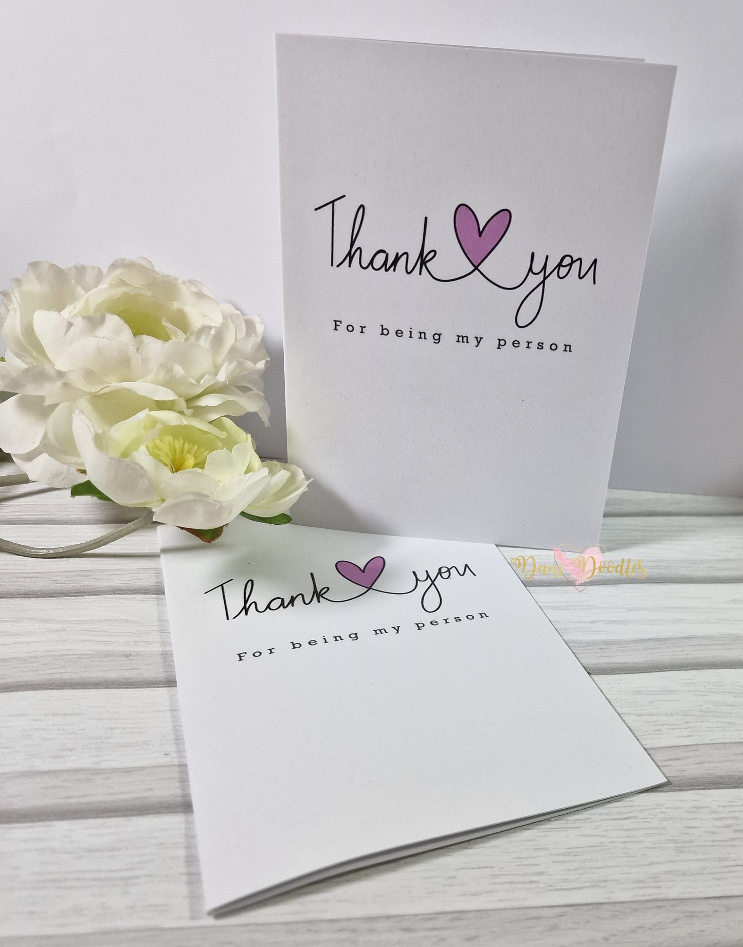 Printed Greeting Card Thank You For Being My Person