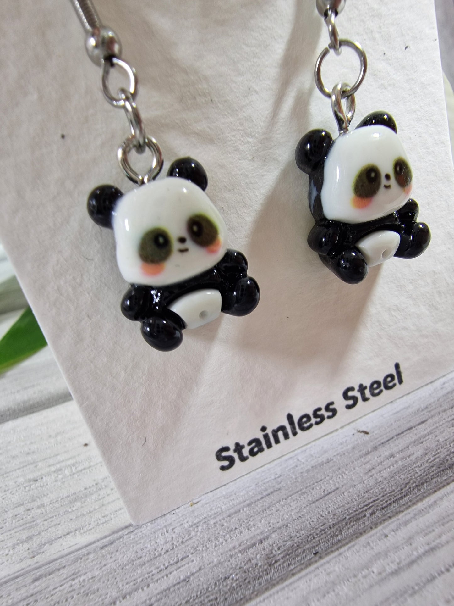 Panda Earring Pair