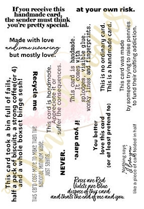 Narky Finishing Sentiments '24 a6 stamps