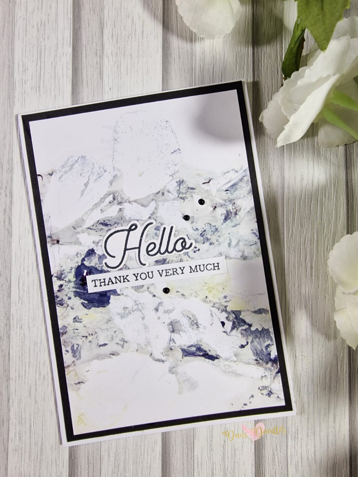 Luxury Handmade Card Hello, Thank You Very Much