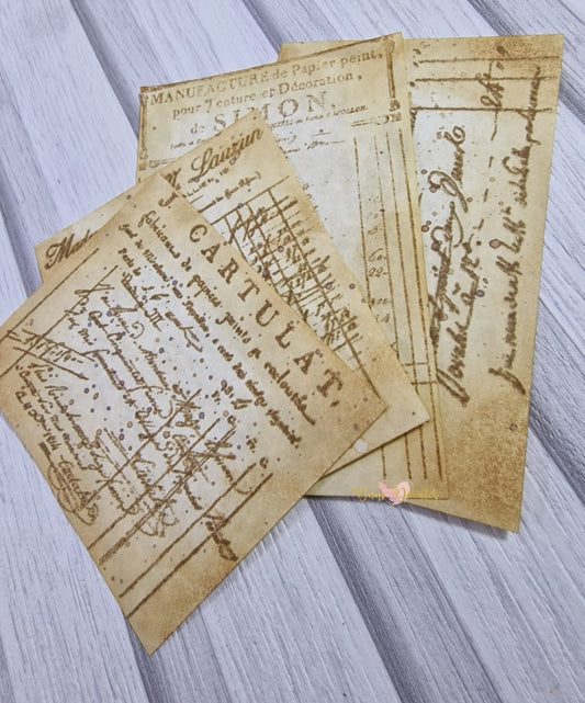 Ledgers for Junk Journalling - handmade
