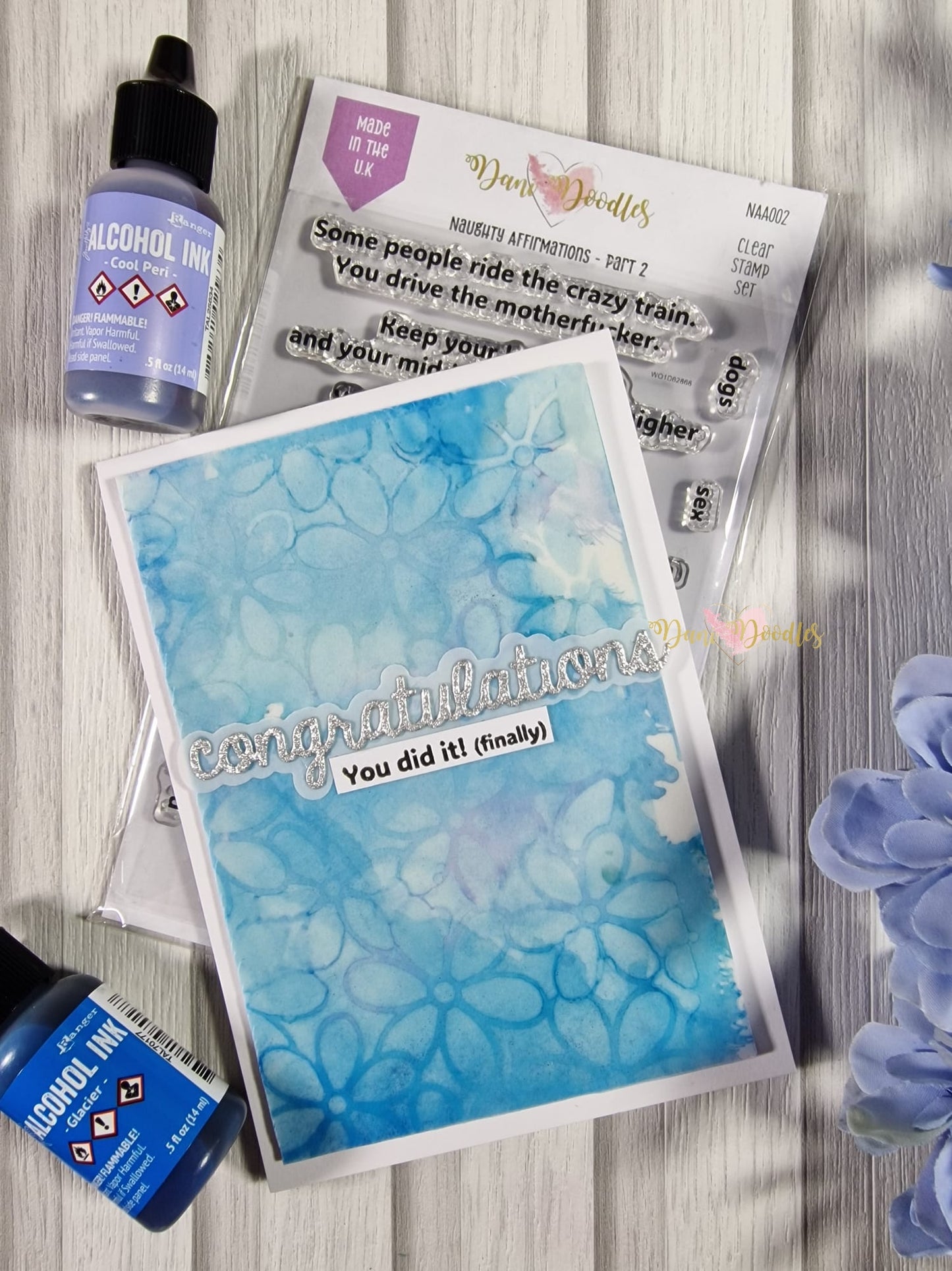 Naughty Affirmations Part 2 -  a6 stamps