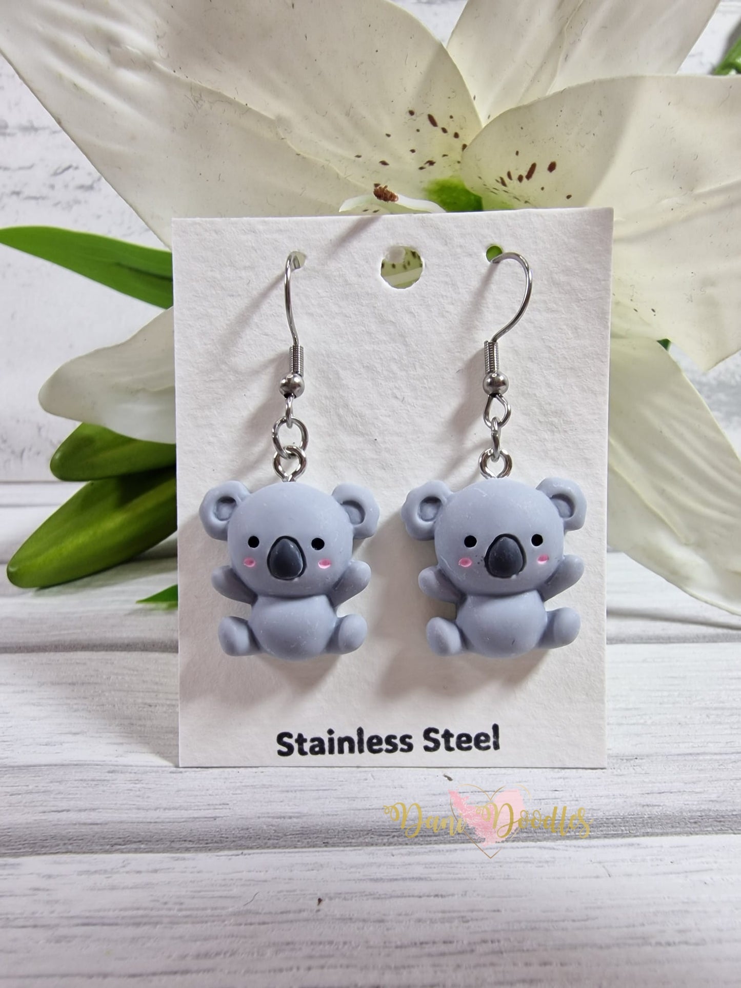 Koala Earring Pair