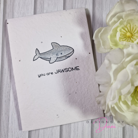 Wildflower Handmade Card - Jawsome
