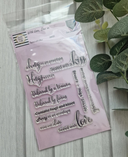 Sealed With a Kiss a6 stamps