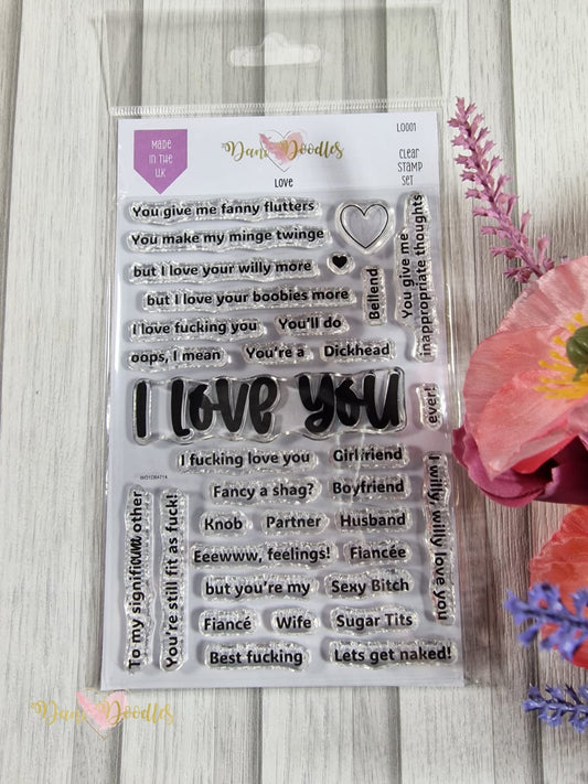 Love a6 stamp set