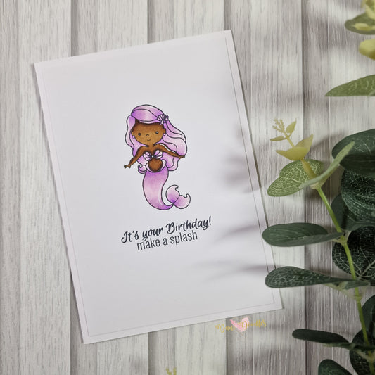 Handmade Card It's Your Birthday Make A Splash
