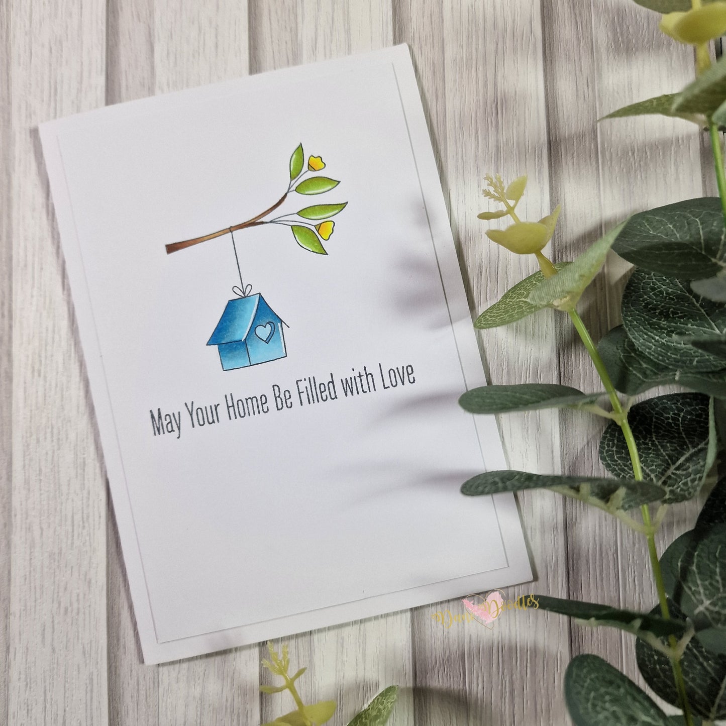 Handmade Card May Your Home Be FIlled With Love