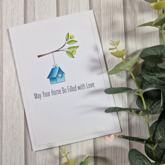 Handmade Card May Your Home Be FIlled With Love