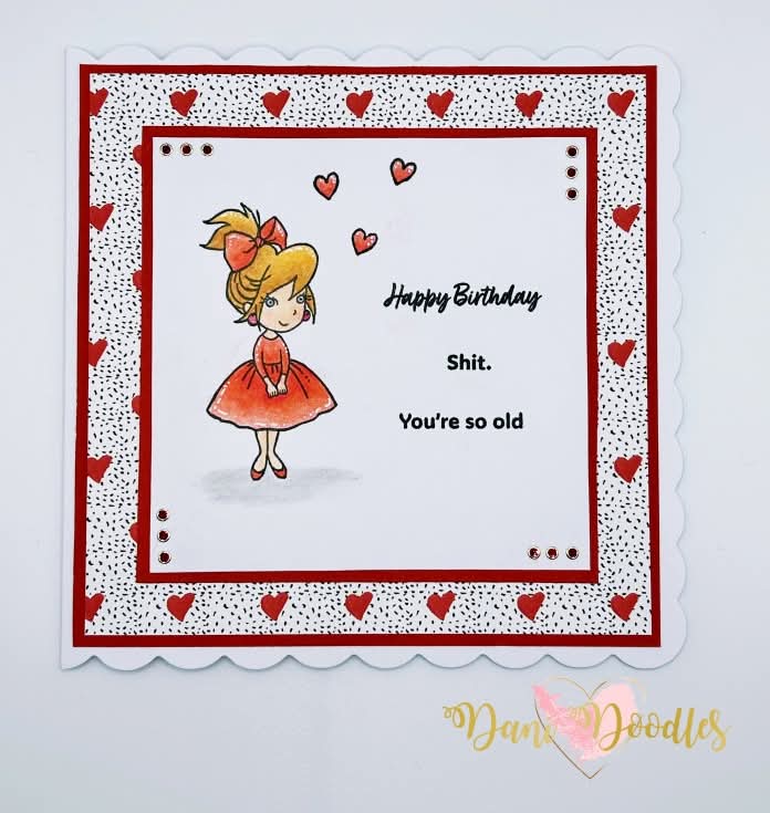 More Narky Birthday Sentiments a6 stamps