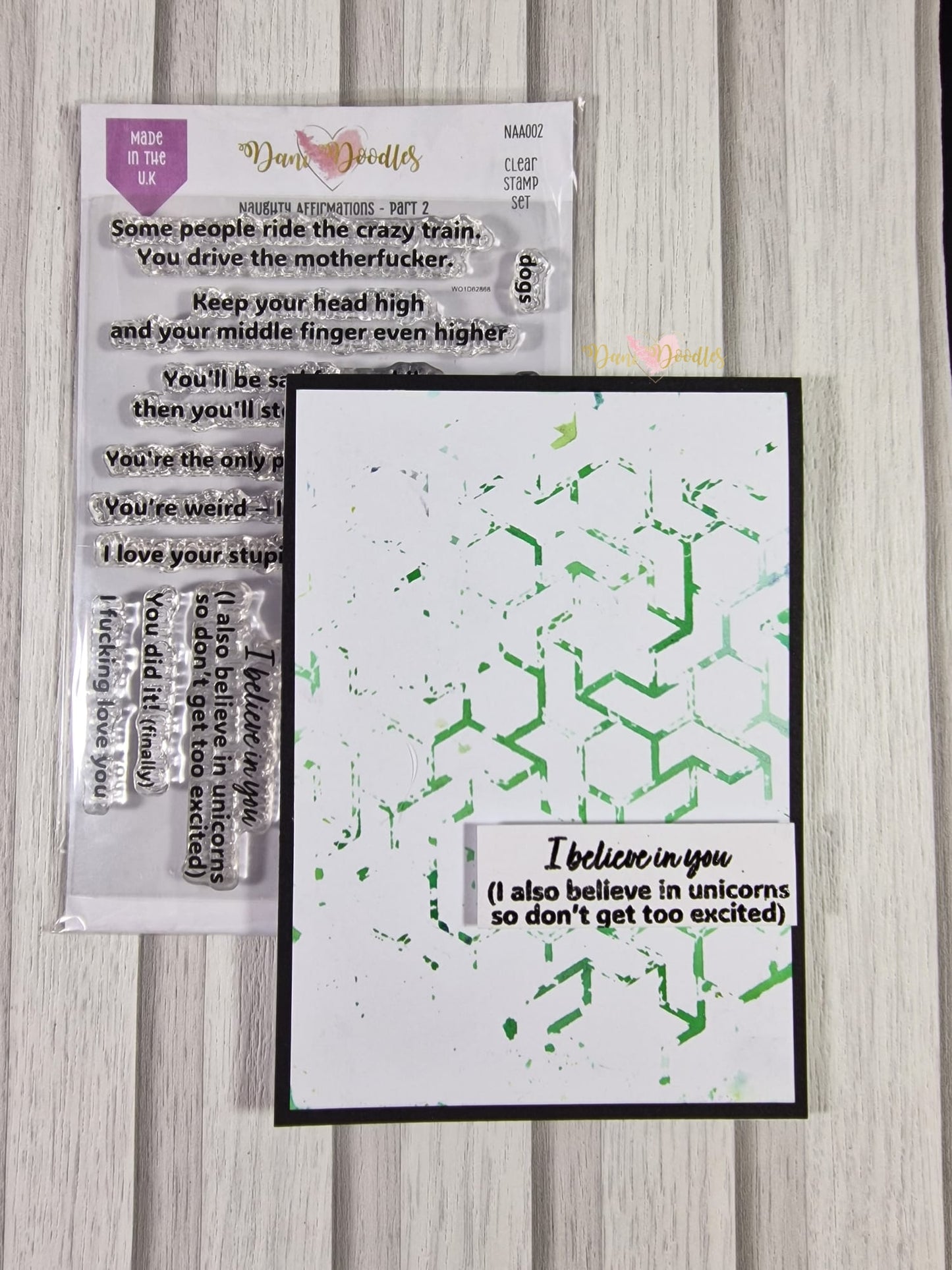 Naughty Affirmations Part 2 -  a6 stamps