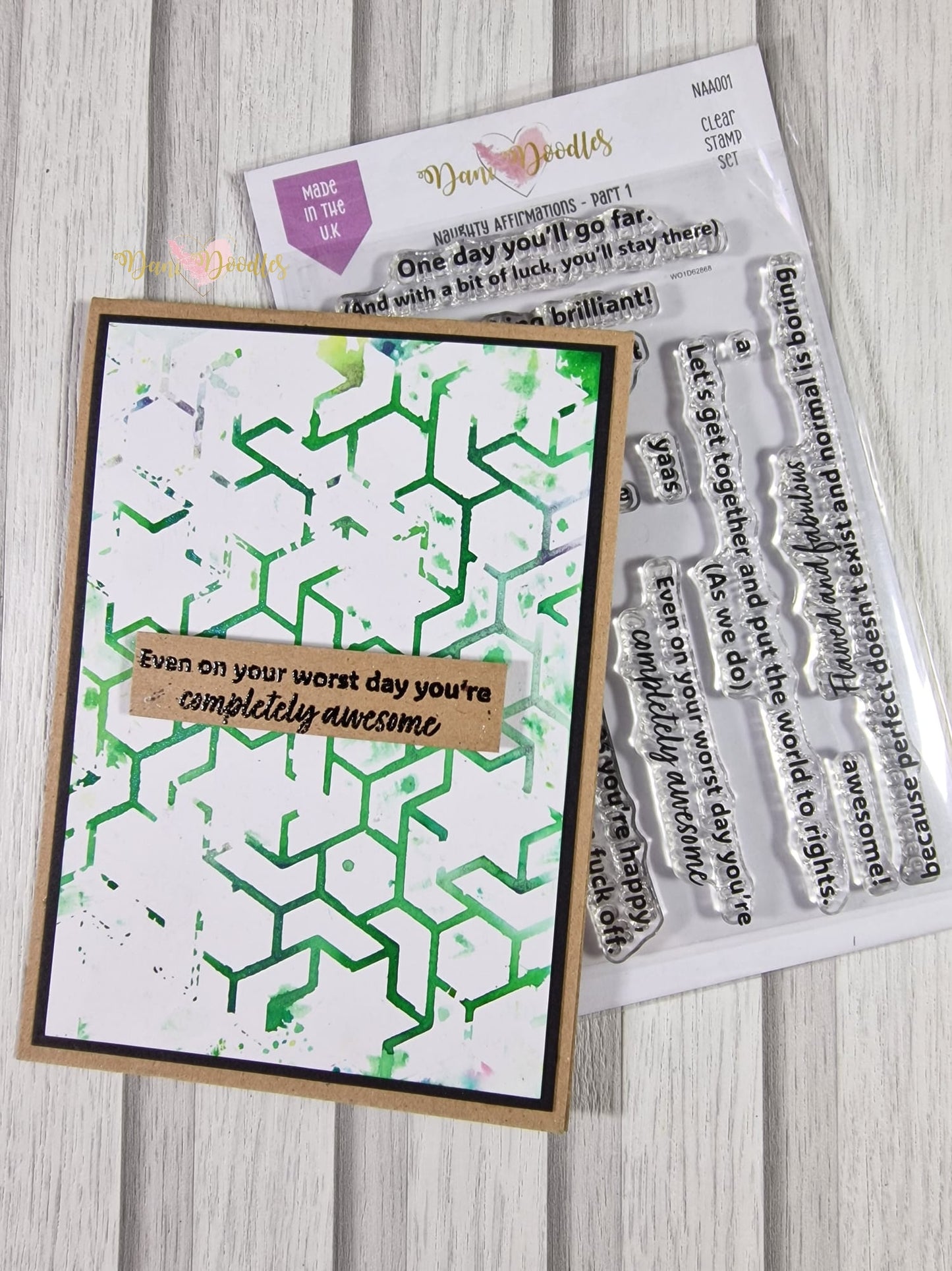 Naughty Affirmations Part 1 - a6 stamps