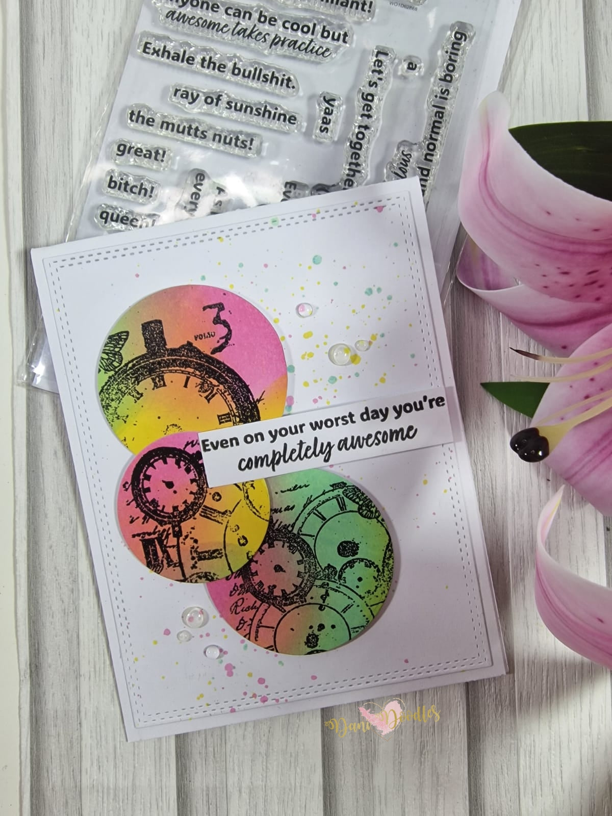 Naughty Affirmations Part 1 - a6 stamps