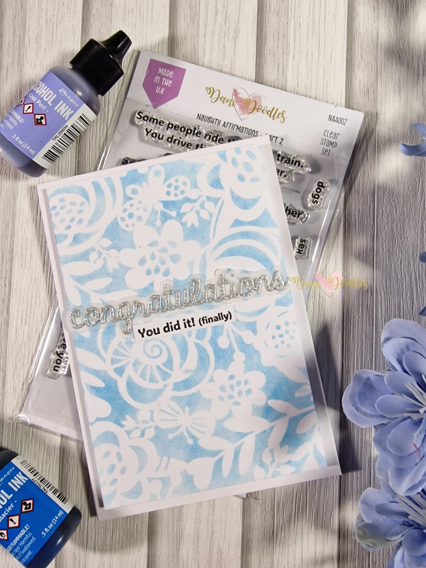 Naughty Affirmations Part 2 -  a6 stamps