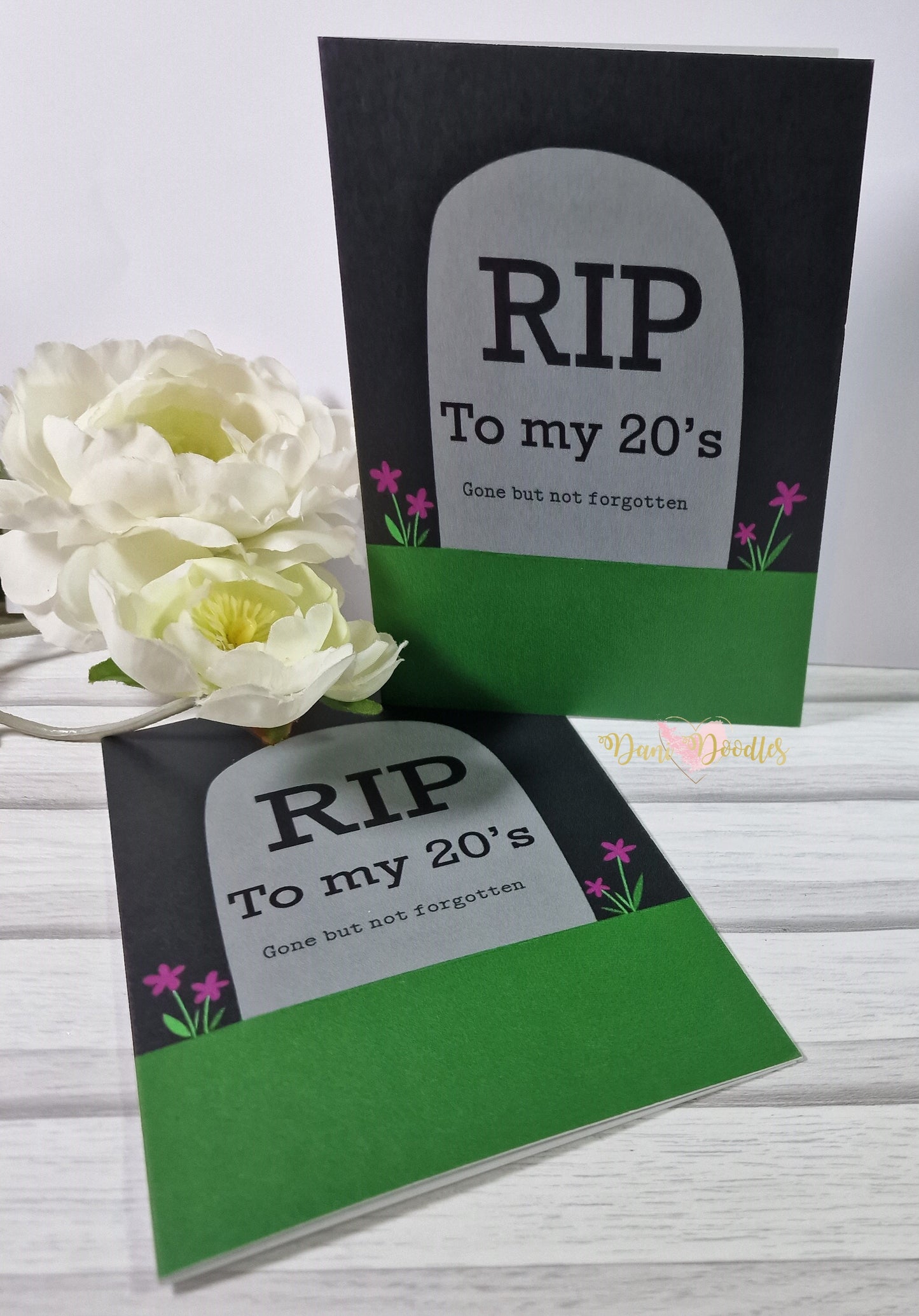 Printed Greeting Card R.I.P 20's