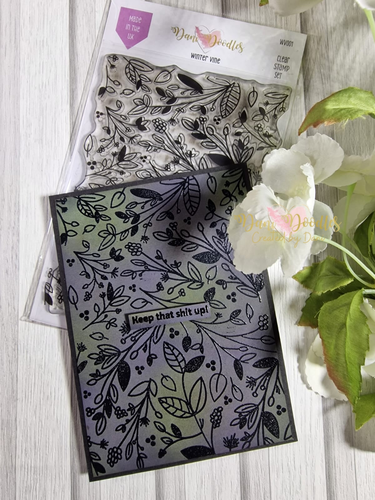 Winter Vine a6 stamp