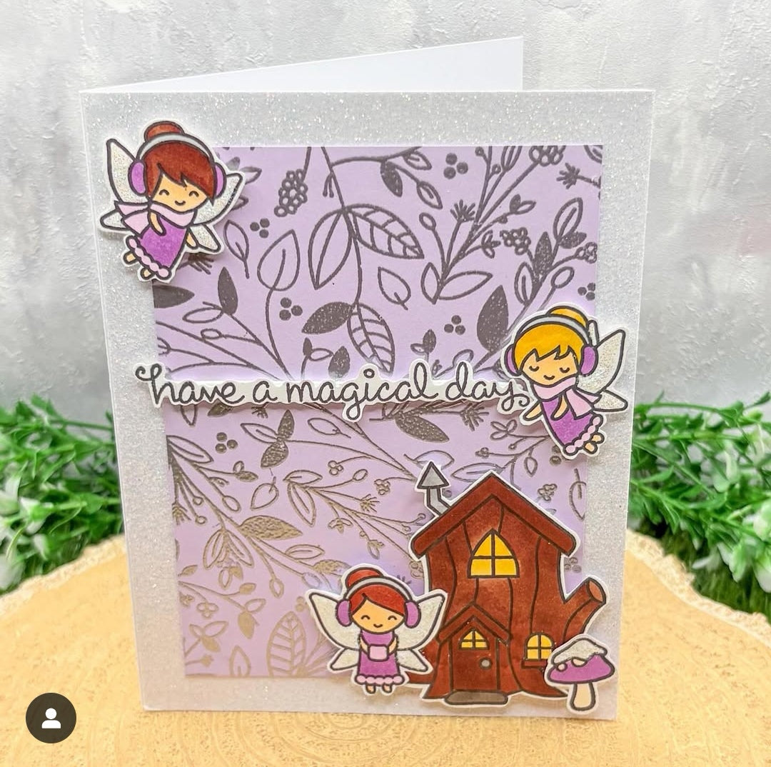 Winter Vine a6 stamp