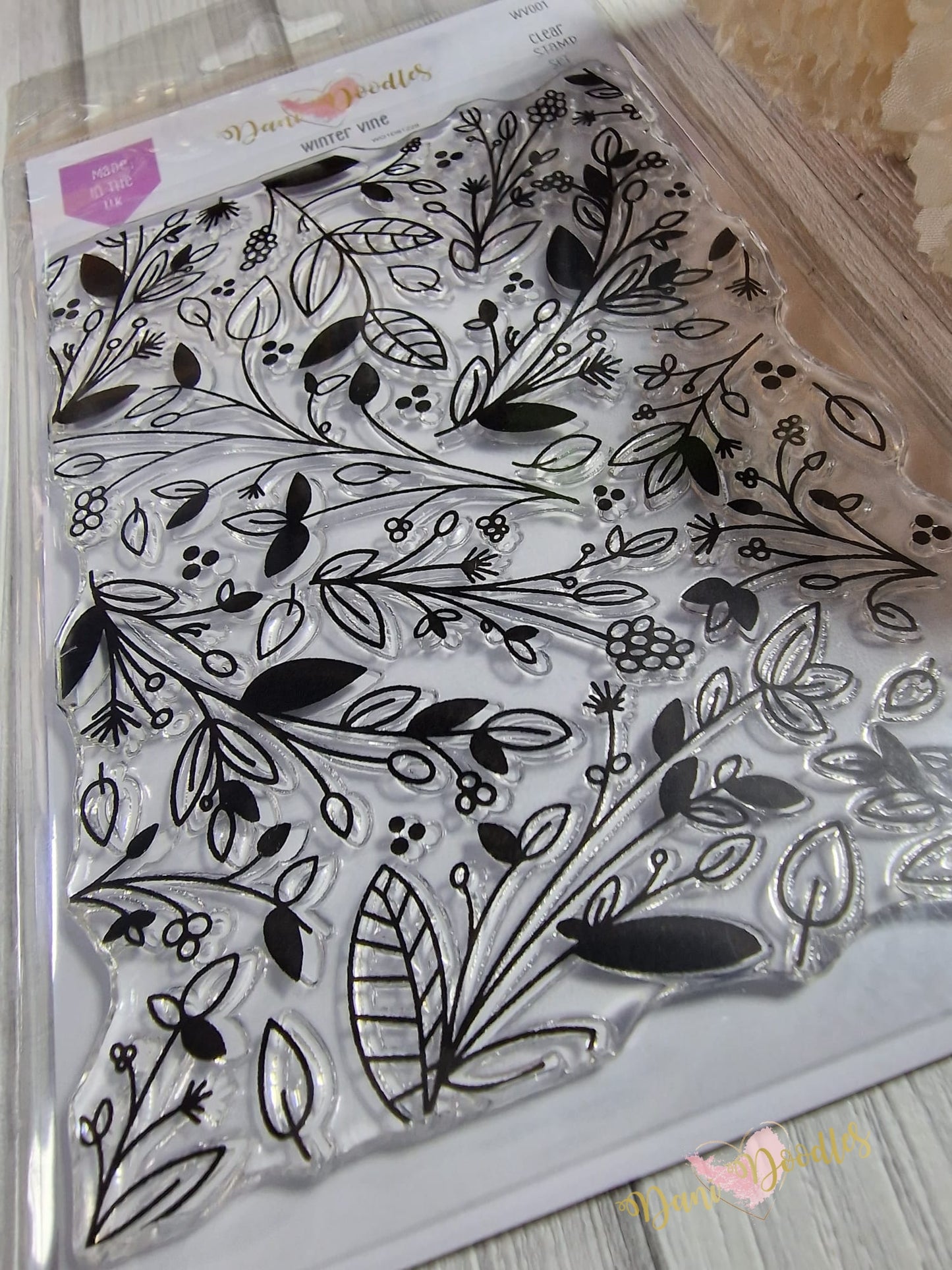 Winter Vine a6 stamp